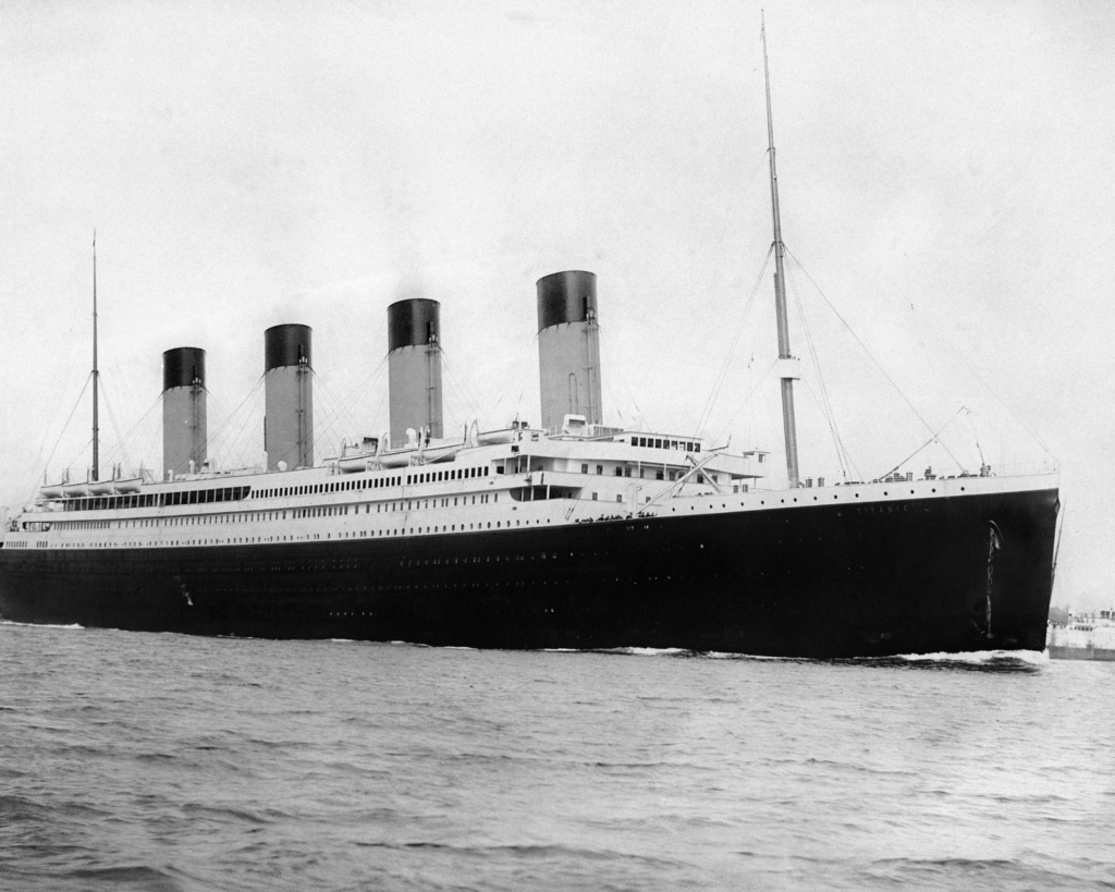 Titanic stock image.